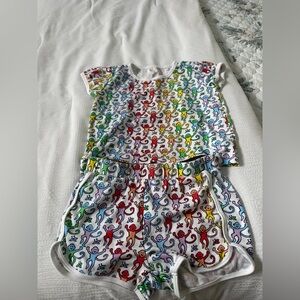 Like New -Roller Rabbit Girls 12 Disco Monkey Playa Set